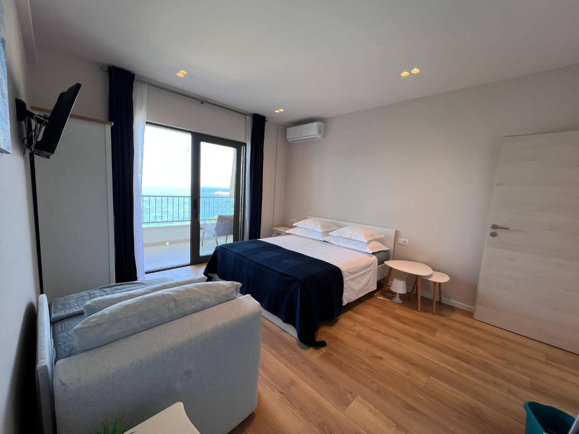Beachfront Comfort Apartments Sinajko Подгора Экстерьер фото